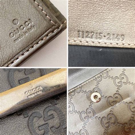 new authentic gucci guccissima wallet.